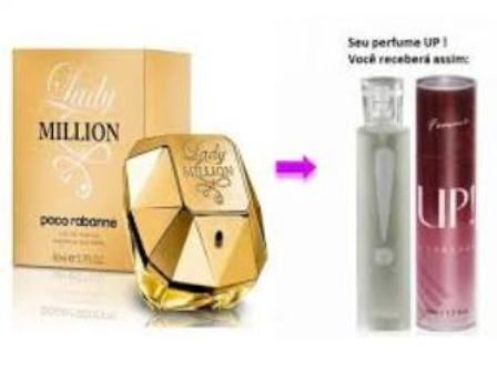 Perfume Feminino 50ml - UP! 46 - Lady Million (lançamento)